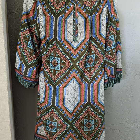 Glam Size Small Hippie Style Pullover Dress. - Picture 4 of 4